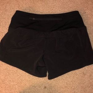 black lulu shorts